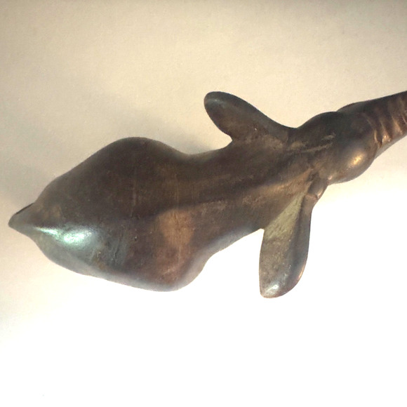 Vintage Wooden Elephant Hand Carved Wood - Picture 3 of 8